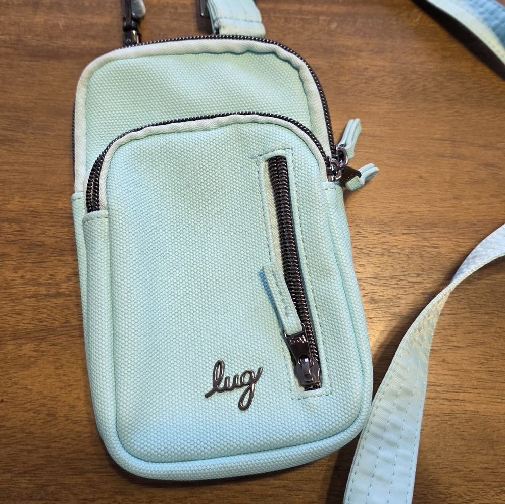 Lug Pitter Patter Small Crossbody Bag in Aquamarine